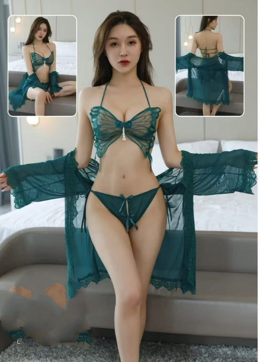 🦋 Butterfly Bikini Set – Flirty, Fun & Fierce 🦋