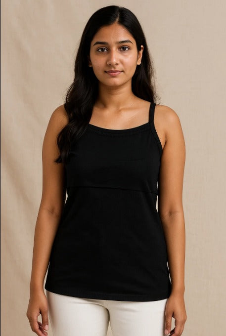 Girls' Soft Cotton Camisole – Comfortable Everyday Wear