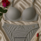 Soft paded bra with pantie