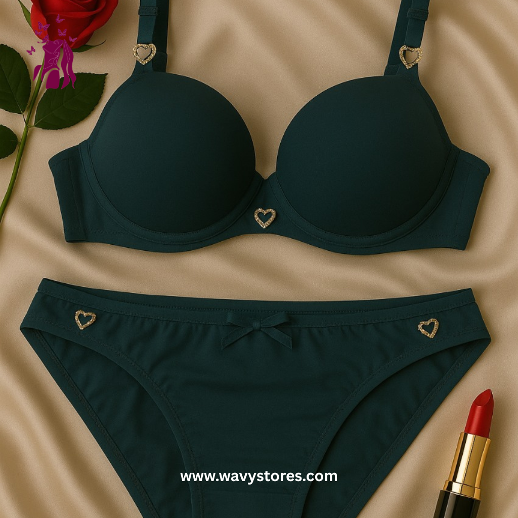 Soft paded bra with pantie