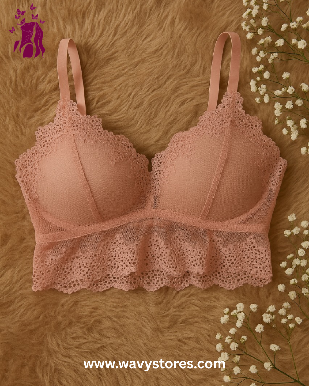 full lace braclet bra